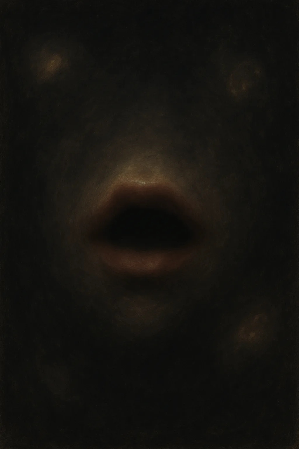 The question finds something that recoils from the light. There's a pause before honesty. A checking …