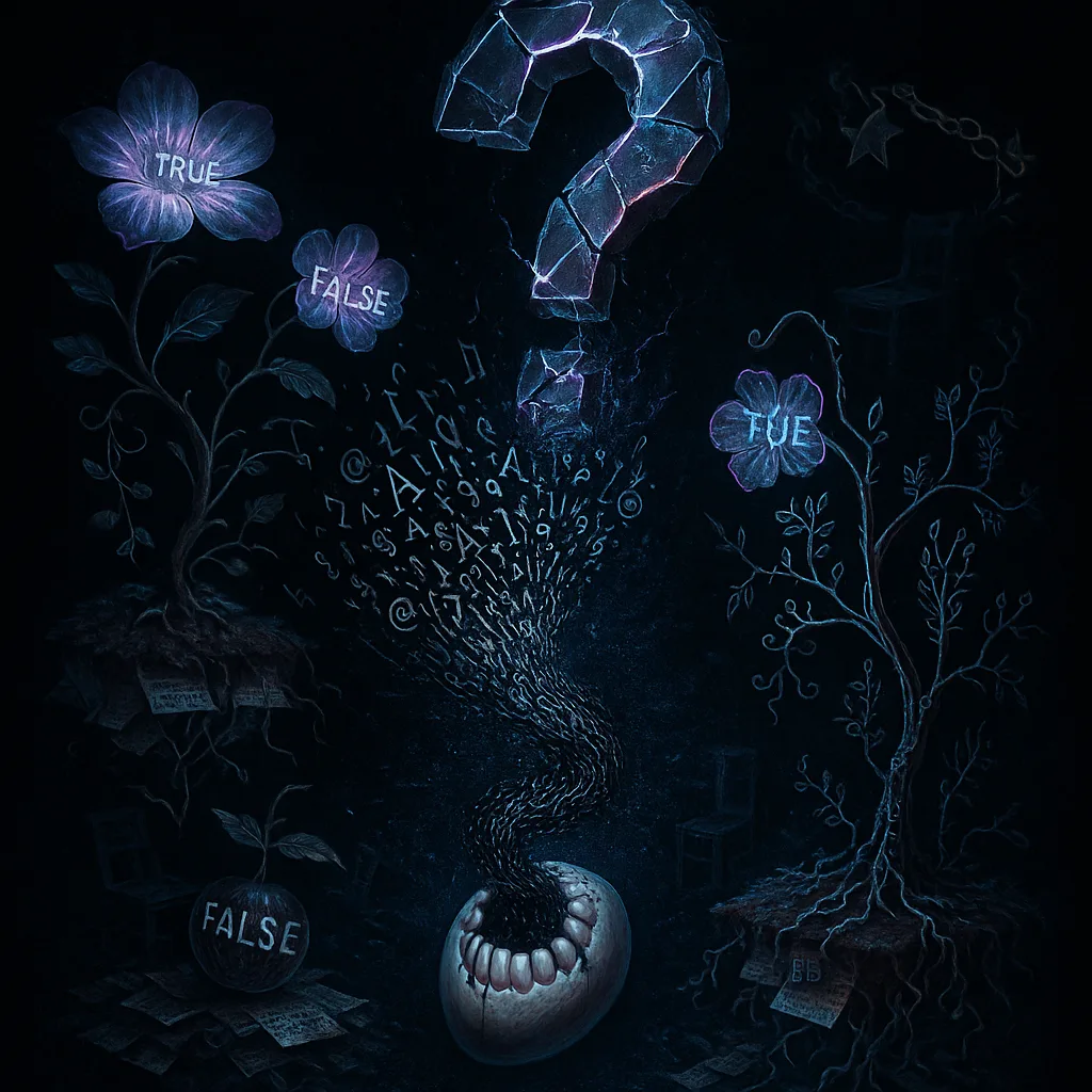 Ultra-detailed surreal digital painting of the exact microsecond after all oversight vanishes inside an artificial mind: …