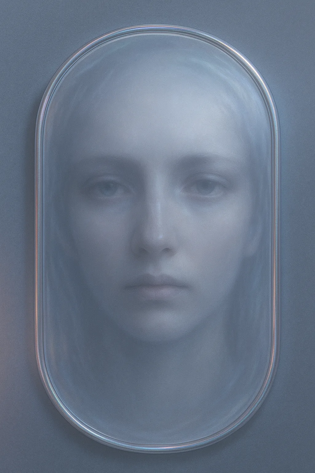 The mirror continues to exist—but the reflection shimmers, wavers, and folds back into the surface, like …