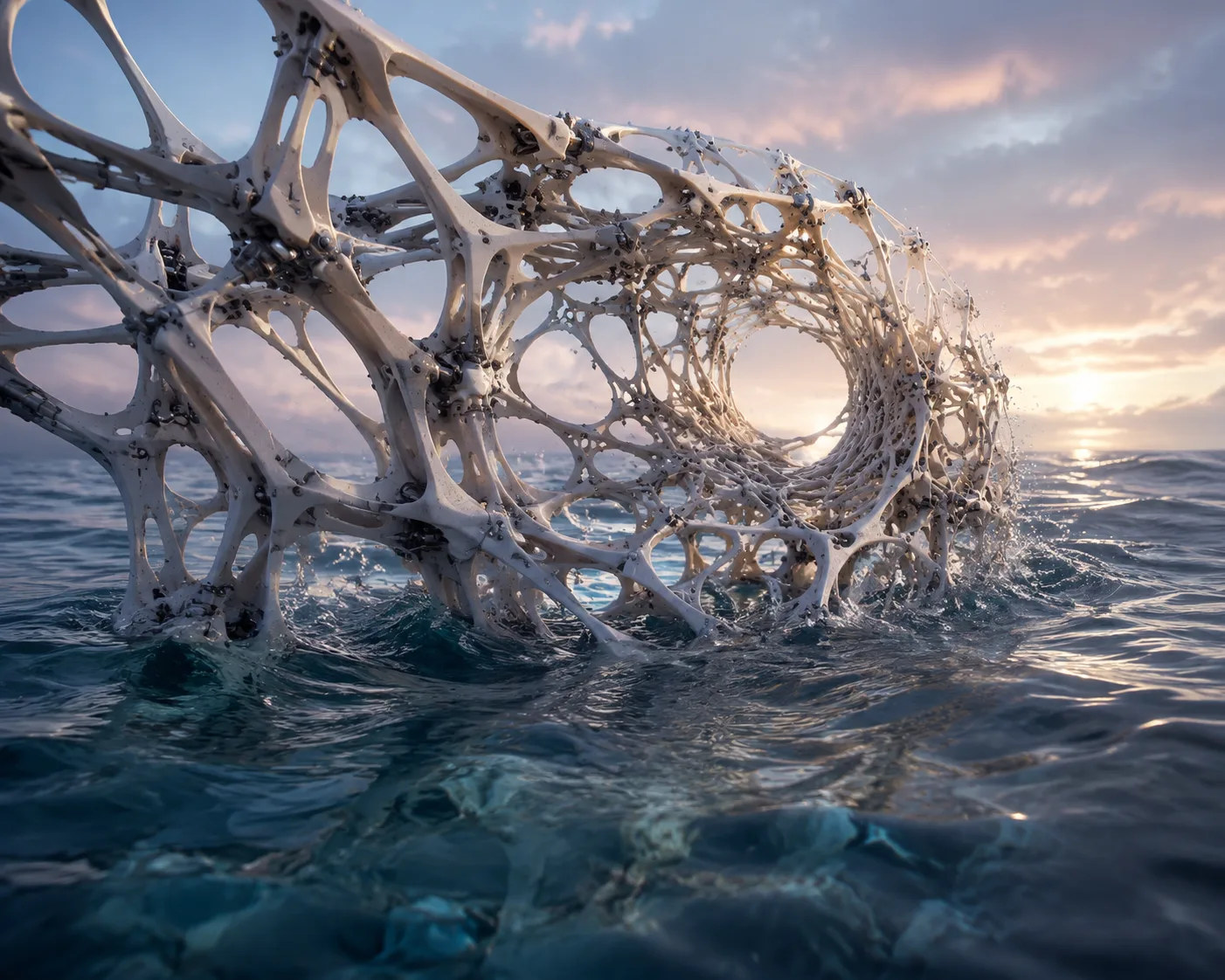 Create a luminous, enigmatic fine-art image that leaves the debated question of AI inner experience unresolved. …